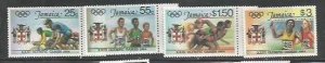 JAMAICA - 1984 - Olympic Games - Perf 4v Set - Mint Never Hinged