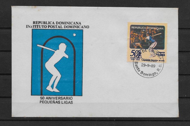 DOMINICAN REPUBLIC STAMP COVER #SEPTG11