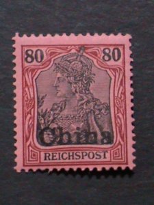 ​GERMANY-OFFICE IN CHINA-1901 SC#32-MINT ORIGINAL GUM121 YEARS OLD VF STAMP