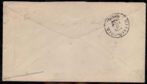USA Colorado BASALT COLO Knights of Pythias Cancel Only Used 1902 Cover 88066