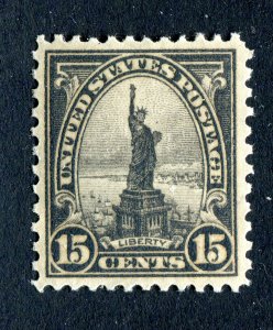 US 1922. 15c grey. MNH. Sc#566.