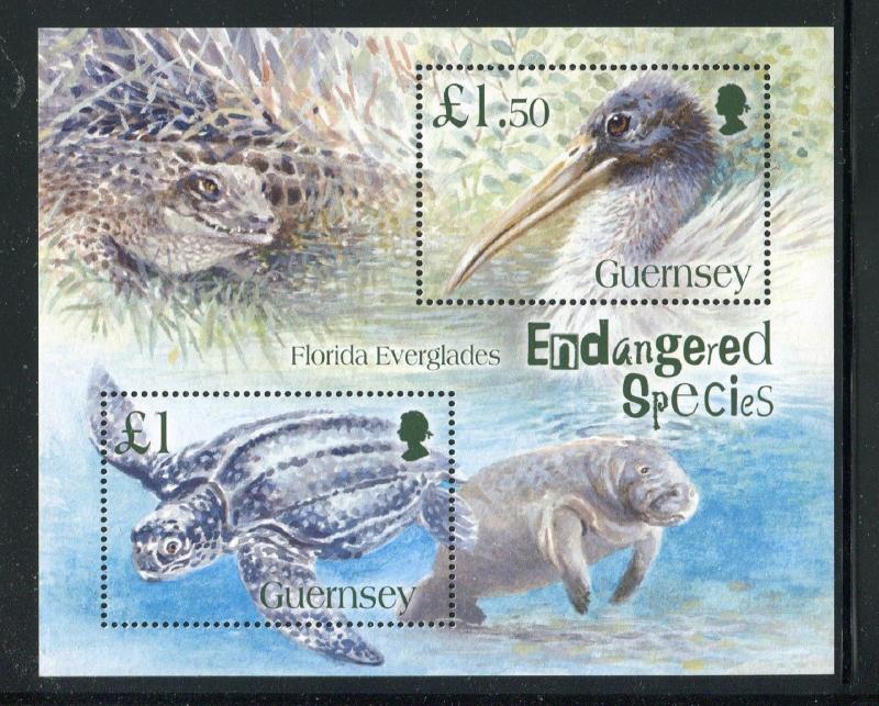 Guernsey 892 MNH. Marine Life Mammals turtle 2006. x29360