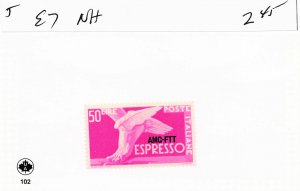 ITALY  TRIESTE  E7   MNH