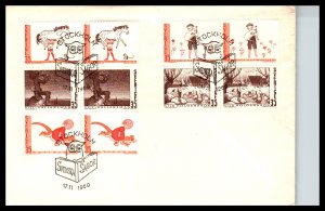 Sweden 837-841 U/A FDC