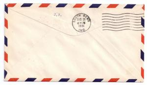 Cassopolis MI Centennial Event Cover 1931 Michigan Airmail