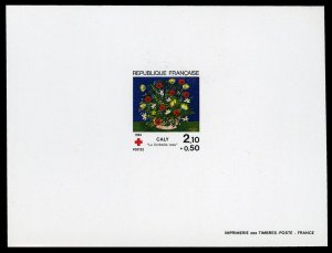 France, 1950-Present #B566 (YT 2345) Cat€80, 1984 Red Cross, epreuves deluxe