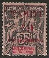 Tahiti  Sc. 30 mint, hinged.  1903.    (T480)