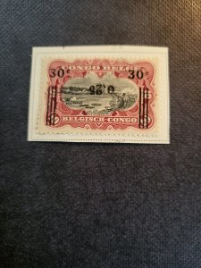 Stamps Belgian Congo Scott #86a hinged