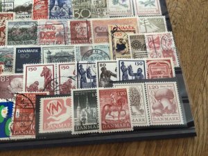 Denmark mounted mint or used stamps  A12356