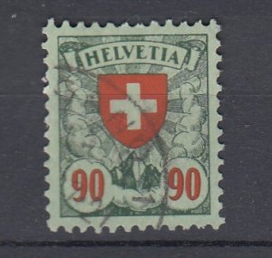 J30097, 1924 switzerland part of set used #200 cross