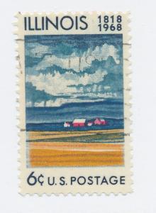          USA 1968  Scott 1339 used - 6c, Illionois Statehood