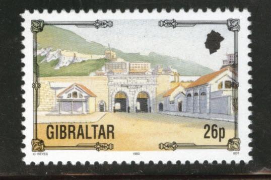 Gibraltar Scott 640 MNH** Architecture stamp 1993