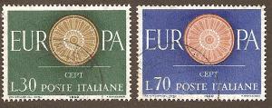 Italy Scott 809-810  Used  Complete