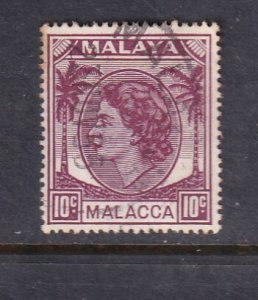 Malaya Malacca 1954 Sc 35 10c Used