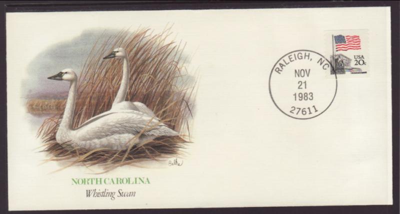 NC,Whistling Swan 1983 Fleetwood Cover BIN