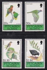 Album Trésors Pitcairn Îles Scott #343-346 Birds Of Pitcairn Ensemble MNH