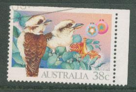 Australia SG 1272 VFU  booklet imperf stamp top right