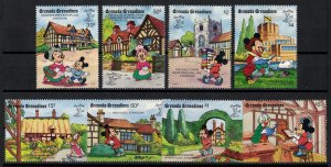 GRENADA GRENADINE 1990 - Disney characters / complete set MNH