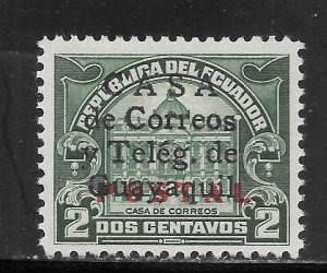 Ecuador Scott RA28 Unused LHOG- 1934 Overprinted overprint- SCV $0.60