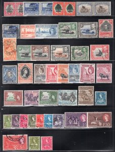 Kenya Uganda Tanganyika KUT 1941-1960 Group of 42 Stamps Used-Mint With Better