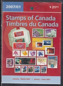 Canada MNH - Quaterly Pack 2007/01
