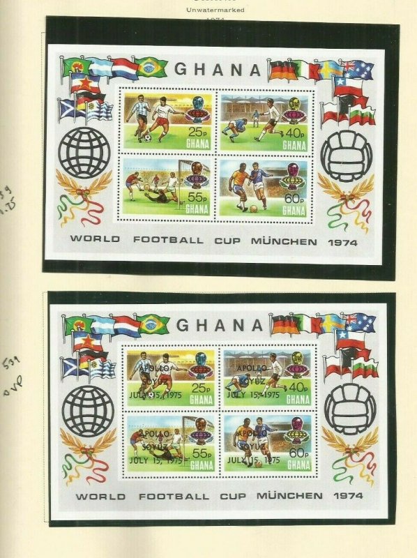 GHANA SCOTT 539 AND 553  MNH