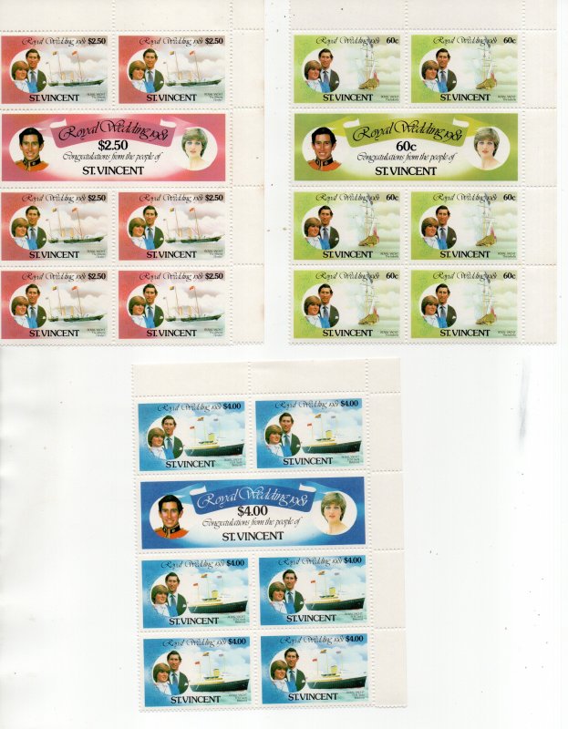 St. Vincent  627-632 MNH