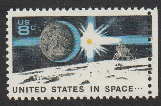 SC# 1434 - (8c) - Decade in Space, Earth, Sun Moon, used