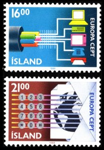 1988 Iceland 682-683 Europa Cept 4,00 €