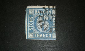 Germany-Bavaria #11a used e204 8685