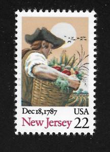 SC# 2338 - (22) - Ratification of the Constitution: NJ, MNH single