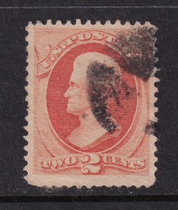 1875 Jackson Sc 178 vermilion used single, light cancel (K6