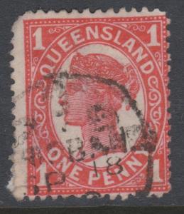 Queensland 1907 QV Sc#131 Used