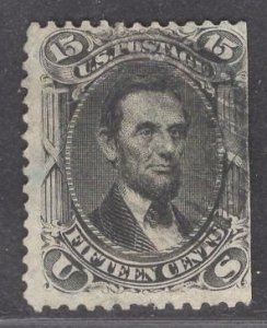 US Stamp #77 15c Black Lincoln  USED SCV $175.00 Unobtrusive Cancel