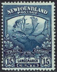 NEWFOUNDLAND 1919 CARIBOU 15C