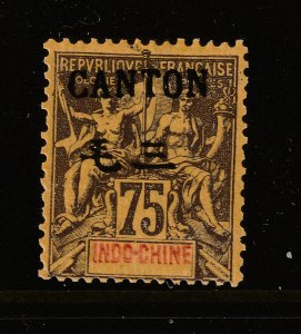 Canton (French PO) the MH 75c from the 1903 set