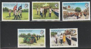 BERMUDA #423-8 MINT NEVER HINGED COMPLETE