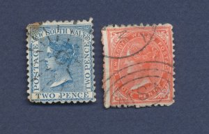 NEW SOUTH WALES - 61-62 - WMK 55 - perf 11x12 - used - 1882