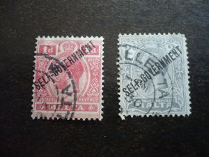 Stamps - Malta - Scott# 88-89 - Used Part Set of 2 Stamps