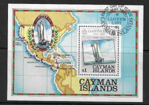 CAYMAN ISLANDS SGMS590 LOYDS LIST USED