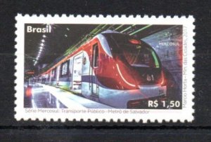 BRAZIL - 2017 - TRAINS - SUBWAY - UNDERGROUND - PUBLIC TRANSPORTATION -
