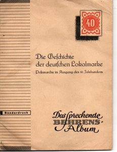 German Locals A to Z in small album Mostly mint hinged