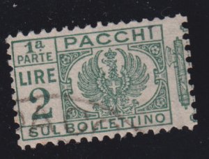 Italy Q32 Parcel Post Stamps - left side 1932