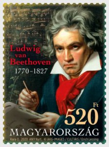 Stamps Hungary 2020 - Ludwig Van Beethoven was born 250 years ago.