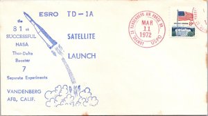 3.11.1972 ESRO TD-1a Satellie Launch - Vandenberg AFB Lompoc CA - F73582