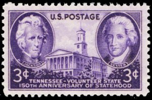 Tennessee Statehood One PACK OF TEN 3 Cent Postage Stamps Scott 941