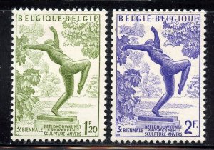 Belgium # 490-1, Mint Hinge.