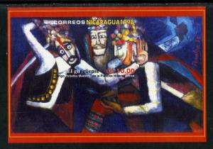 NICARAGUA 2230 MNH S/S SCV $1.90 BIN $1.25 ART