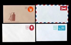 US Stamped Envelope Collection MINT Lot of 20 Small Covers ENTIRE