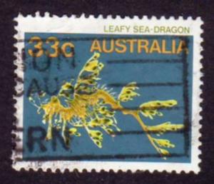 Australia 1985 Sc#909, SG#926 33c Sea Dragon Marine Life USED